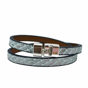 Shop Louis Vuitton Keep it double leather bracelet (KEEP IT DOUBLE