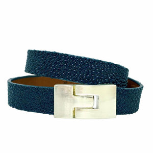 Double Jigsaw Bracelet Navy Stingray