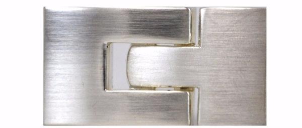 Double Jigsaw Bracelet Silver Python