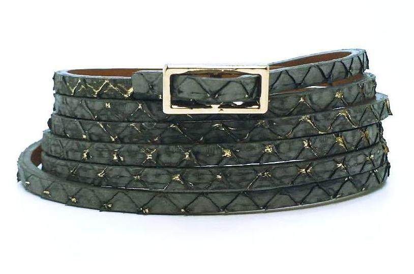 SALE Six Wrap Bracelet Storm Python