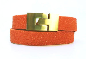 Double Jigsaw Bracelet Orange Stingray