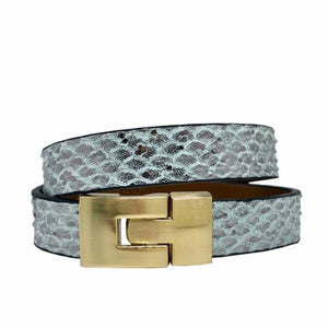 SALE Double Jigsaw Bracelet Sea Mist Python